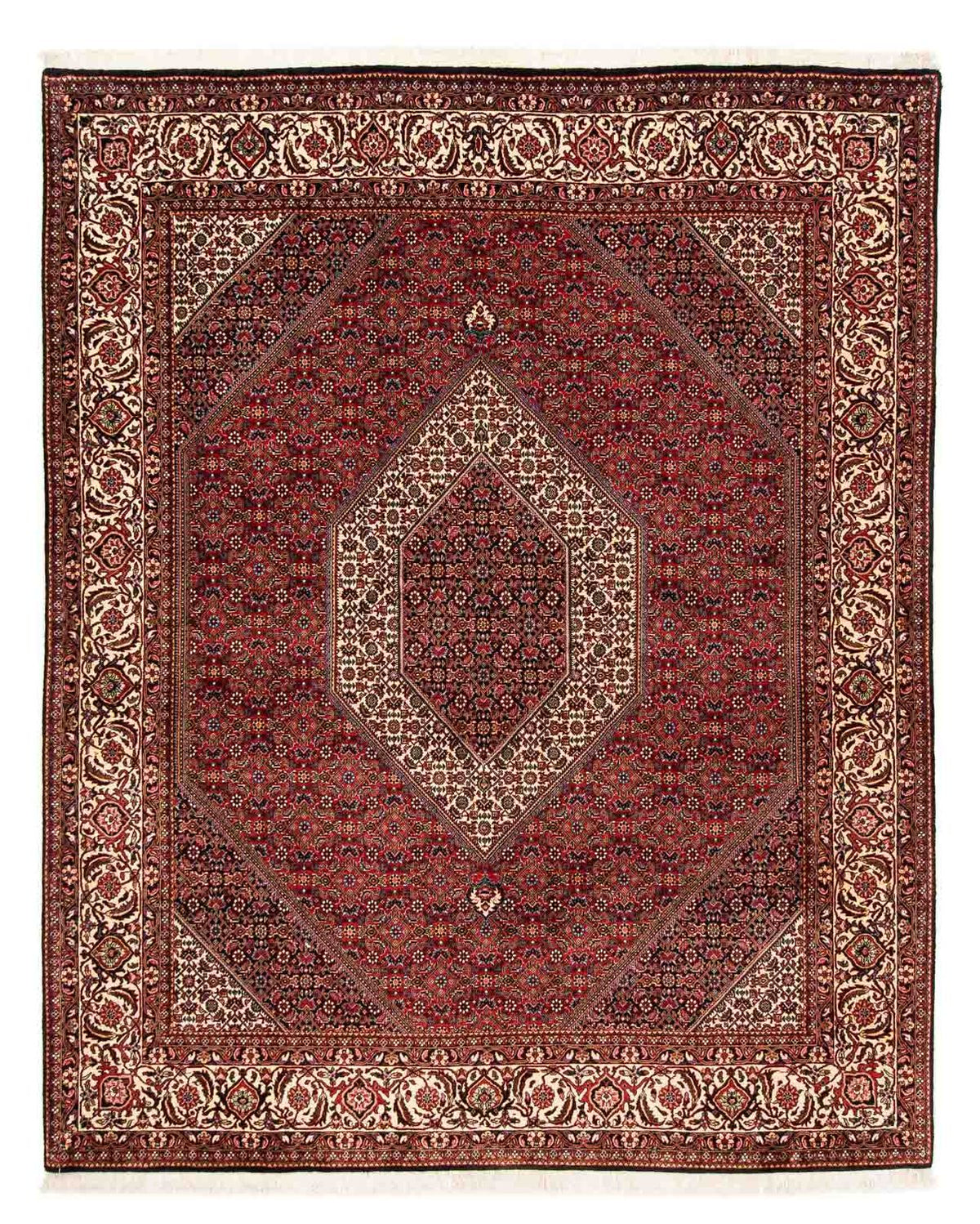 Tappeto Persero - Bidjar - 244 x 200 cm - rosso scuro