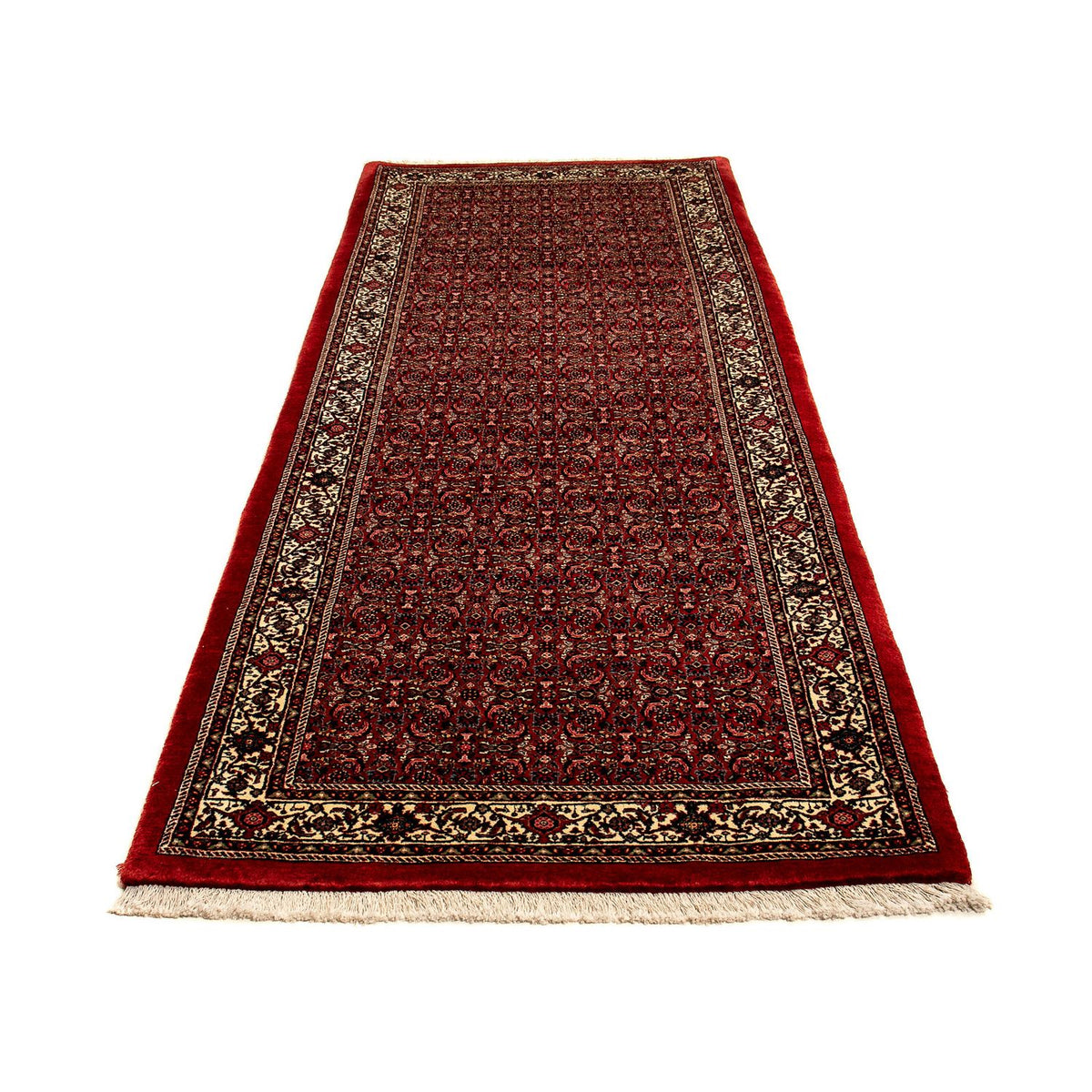 Tappeto corsia Tappeto Persero - Bidjar - 293 x 100 cm - rosso scuro