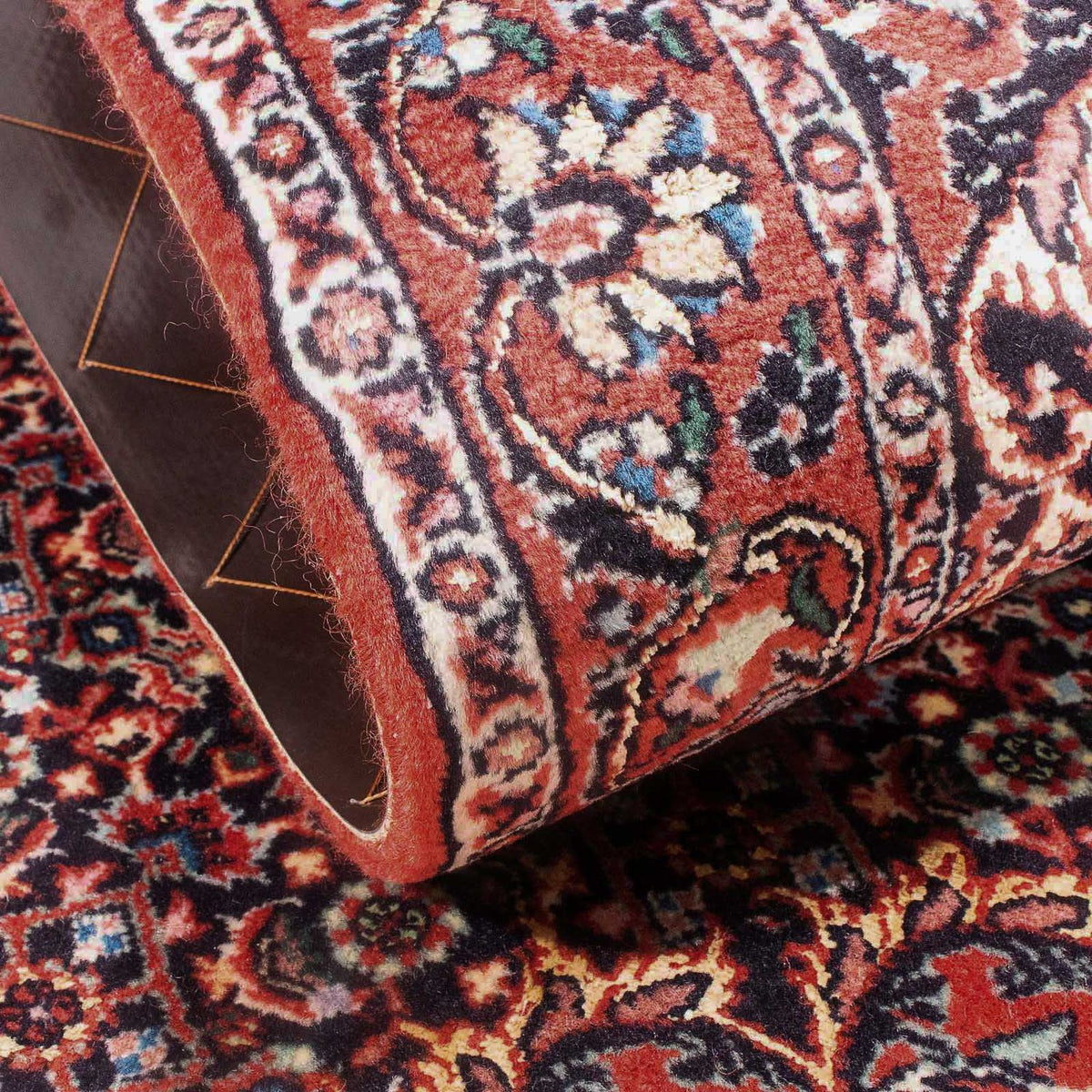 Tappeto Persero - Bidjar - 141 x 70 cm - rosso chiaro