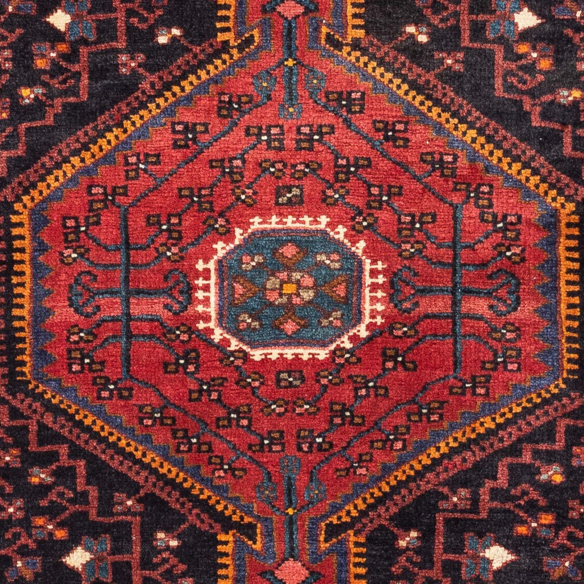 Tappeto Persero - Nomade - 127 x 90 cm - rosso scuro