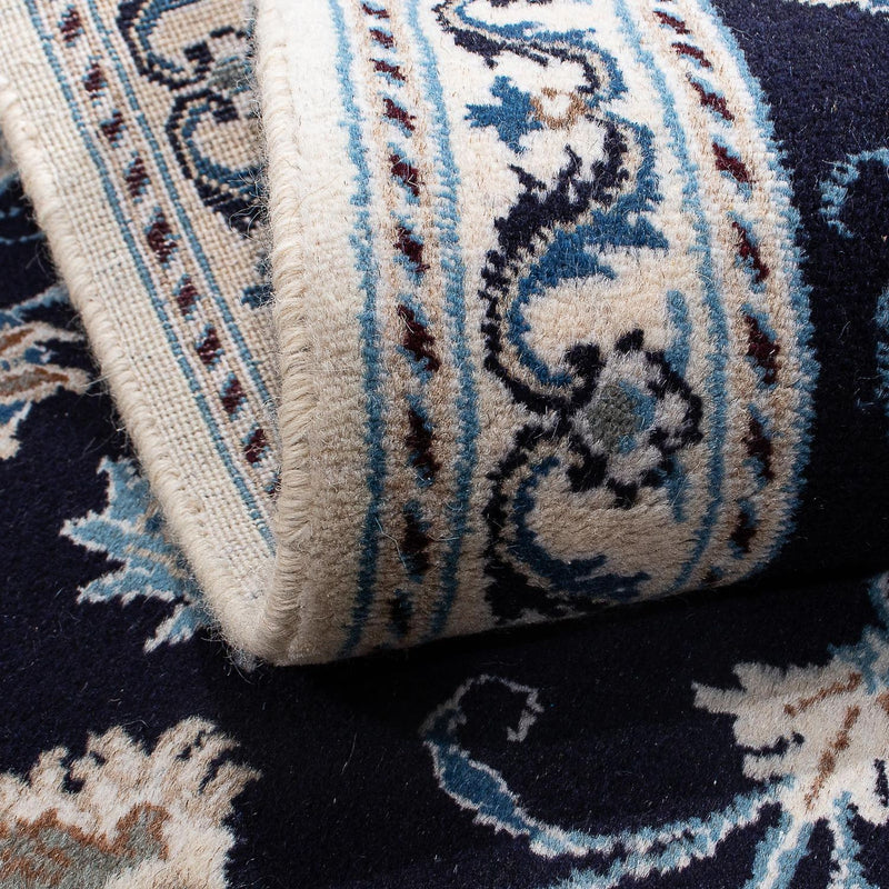 Tappeto Persero - Nain - 156 x 98 cm - blu scuro