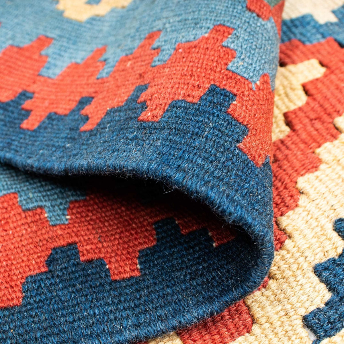 Tappeto Kelim - Orientale - 175 x 124 cm - blu
