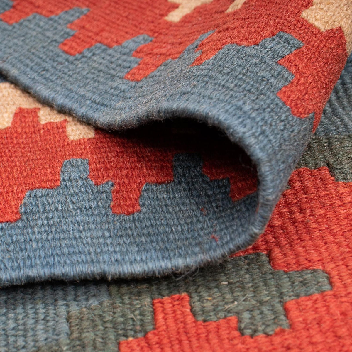Tappeto Kelim - Orientale - 170 x 117 cm - blu