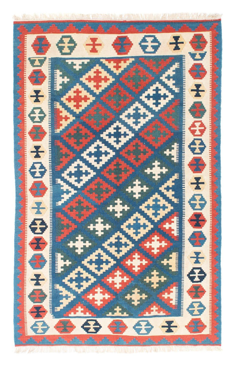 Tappeto Kelim - Orientale - 185 x 112 cm - blu