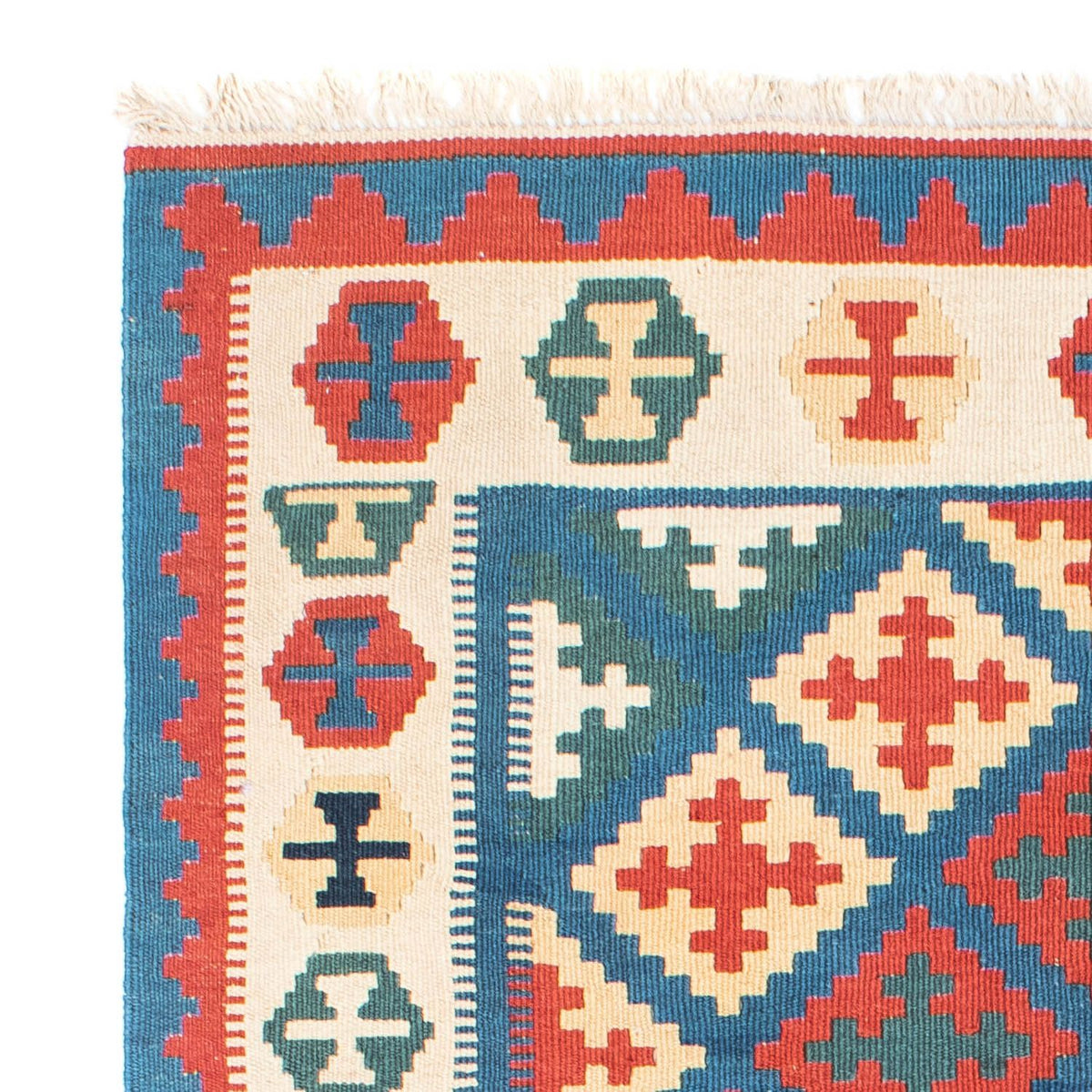 Tappeto Kelim - Orientale - 185 x 112 cm - blu