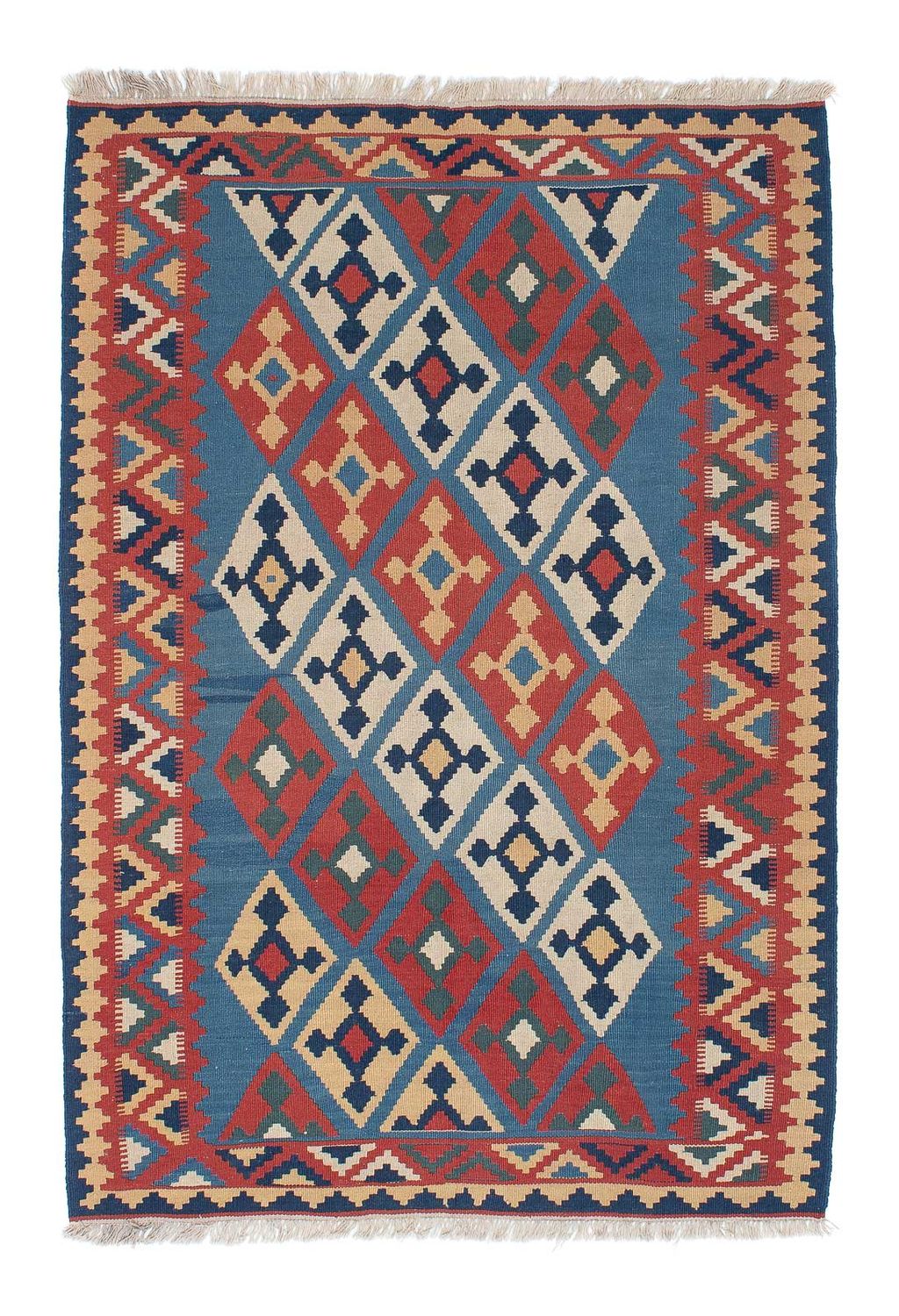 Tappeto Kelim - Orientale - 183 x 123 cm - blu