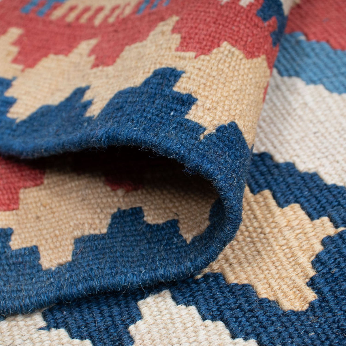 Tappeto Kelim - Orientale - 183 x 123 cm - blu