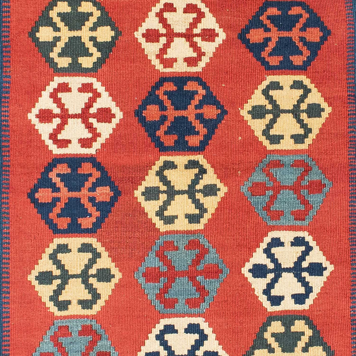 Tappeto Kelim - Orientale - 152 x 106 cm - rosso