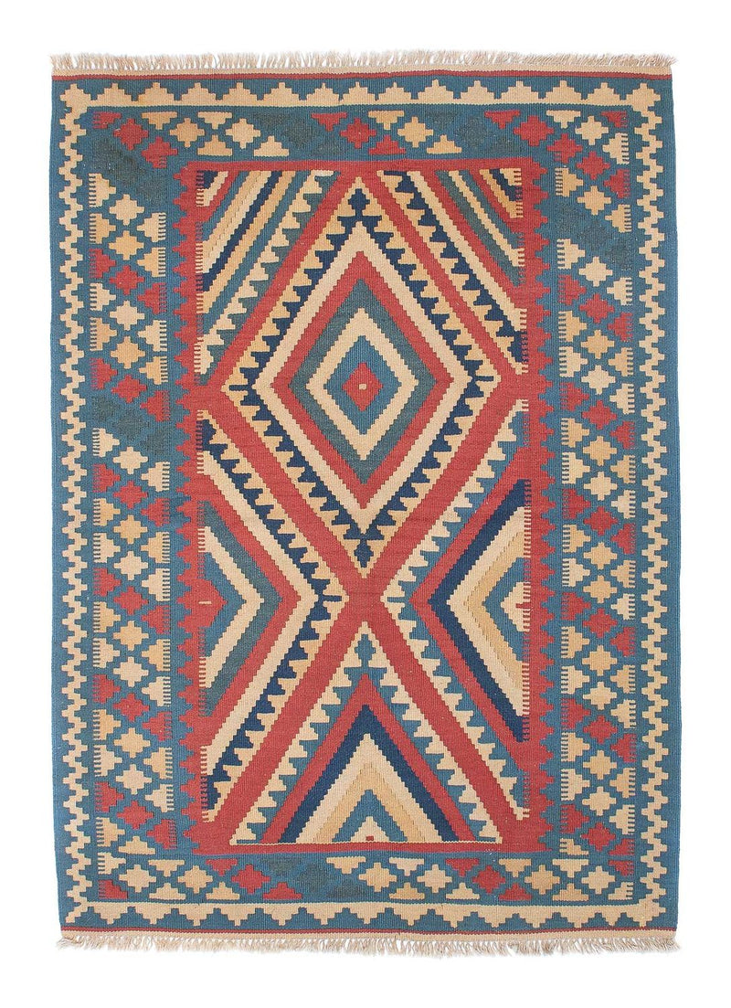 Tappeto Kelim - Orientale - 155 x 117 cm - blu
