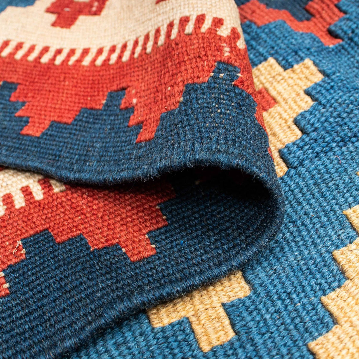 Tappeto Kelim - Orientale - 188 x 122 cm - blu