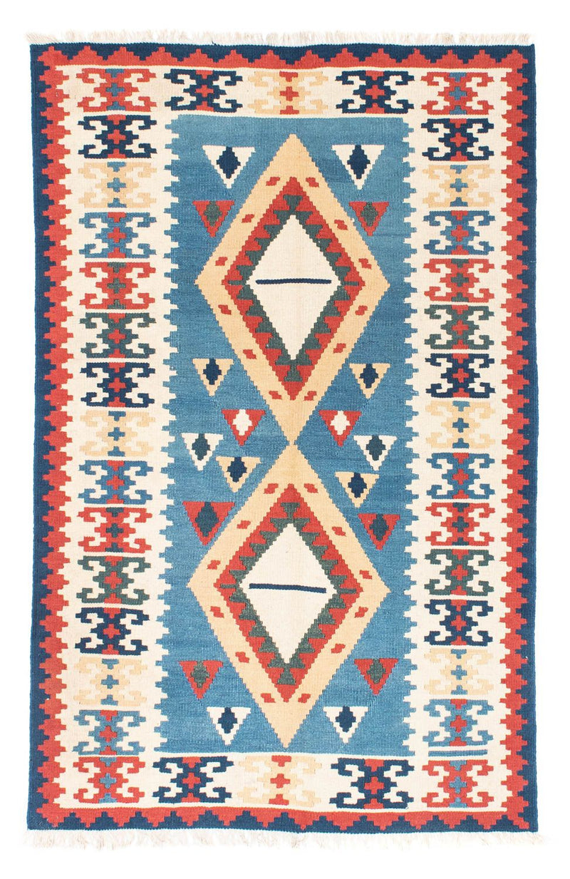 Tappeto Kelim - Orientale - 183 x 116 cm - turchese