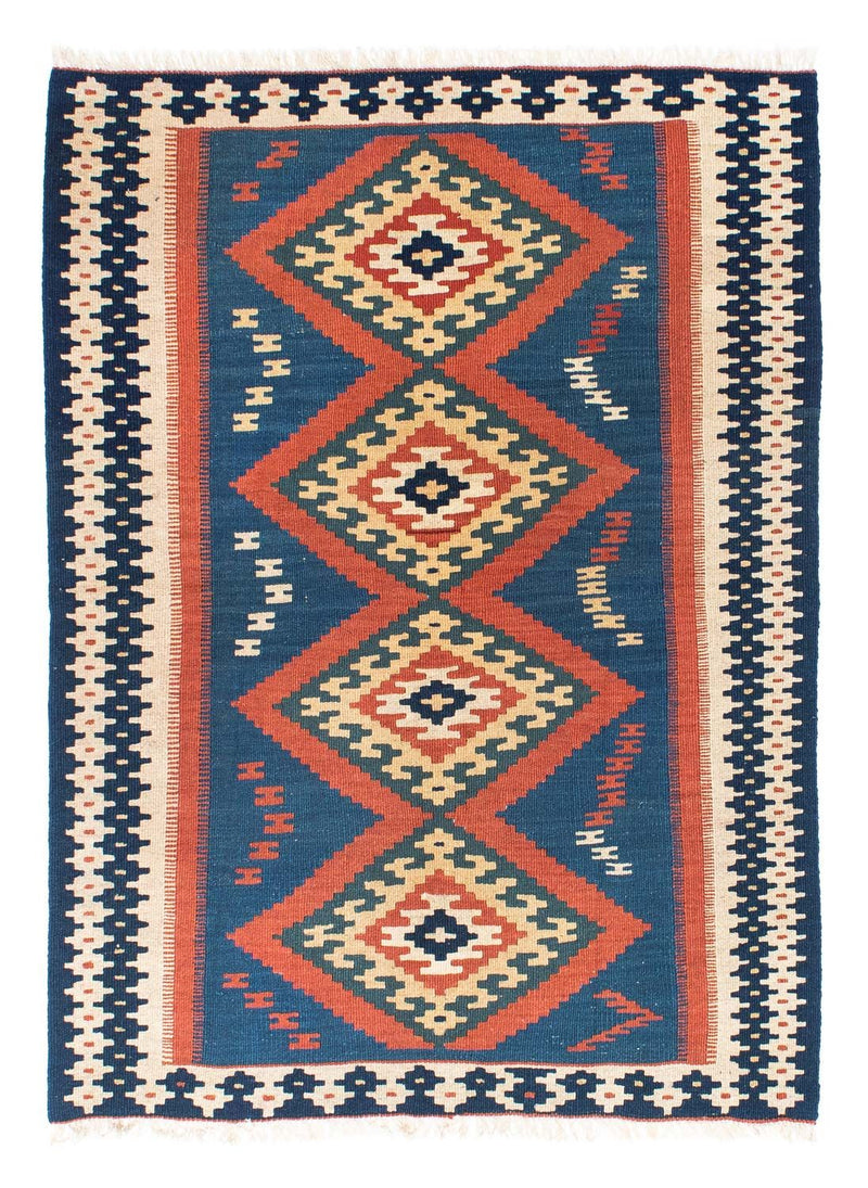 Tappeto Kelim - Orientale - 143 x 108 cm - blu