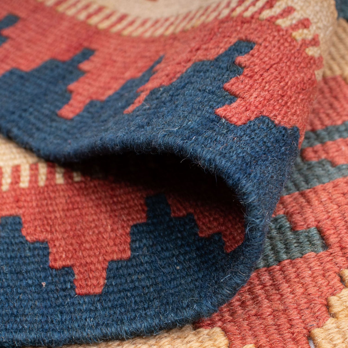 Tappeto Kelim - Orientale - 172 x 125 cm - blu