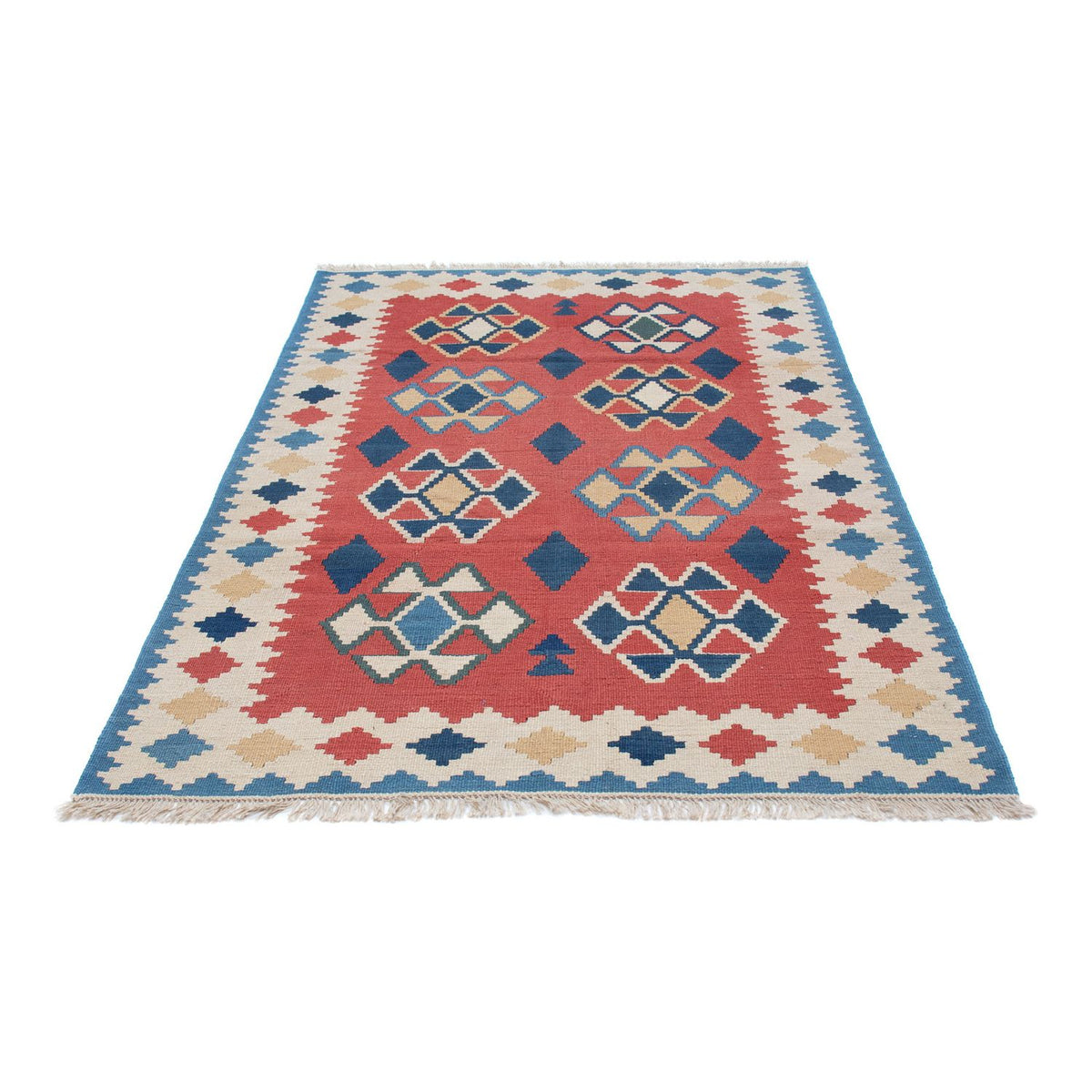Tappeto Kelim - Orientale - 180 x 120 cm - rosso scuro