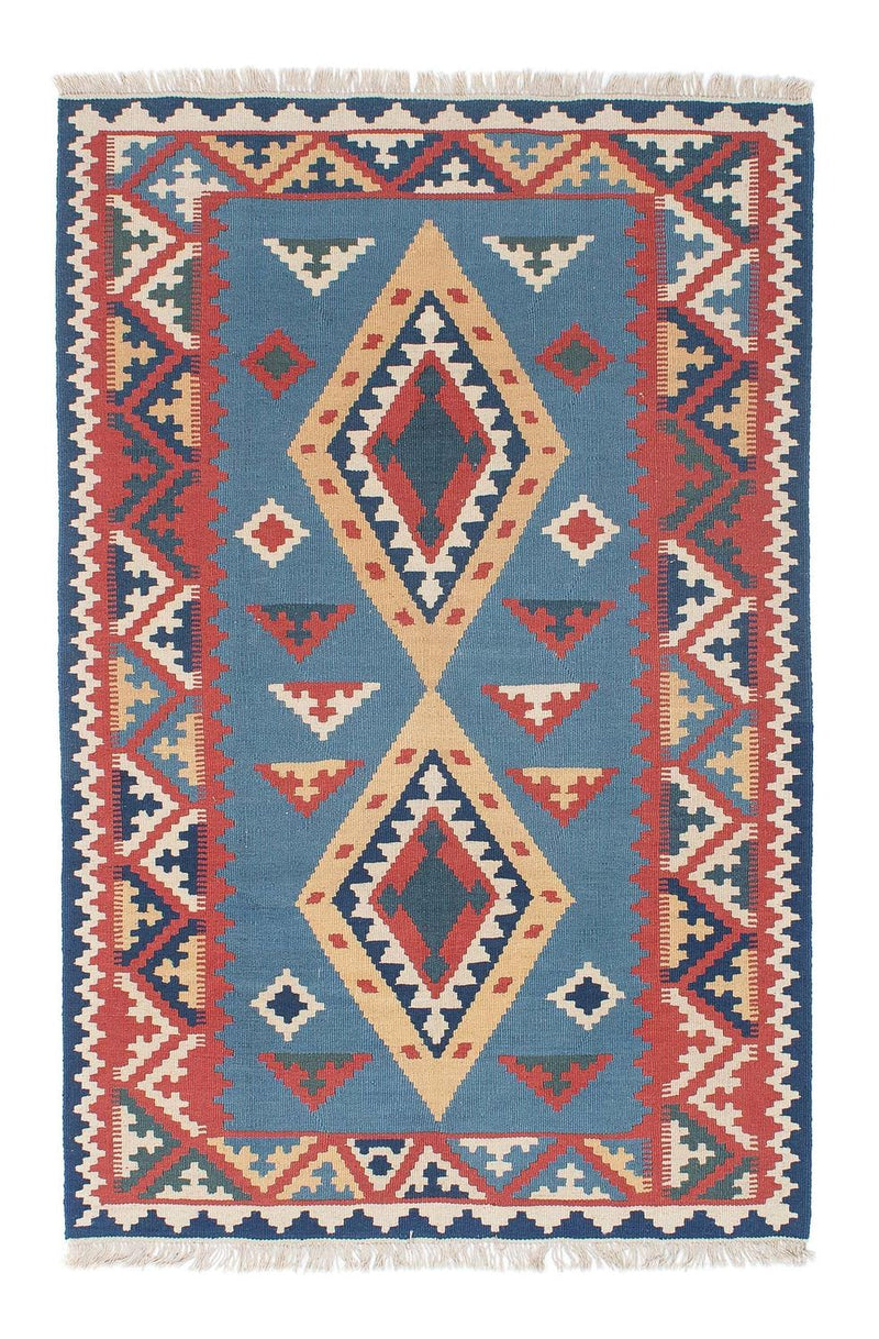 Tappeto Kelim - Orientale - 183 x 121 cm - blu