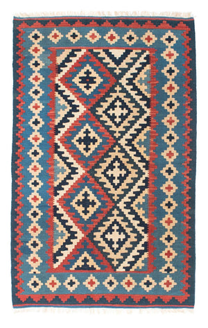 Tappeto Kelim - Orientale - 160 x 103 cm - blu