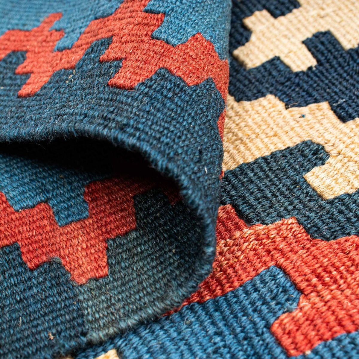 Tappeto Kelim - Orientale - 160 x 103 cm - blu