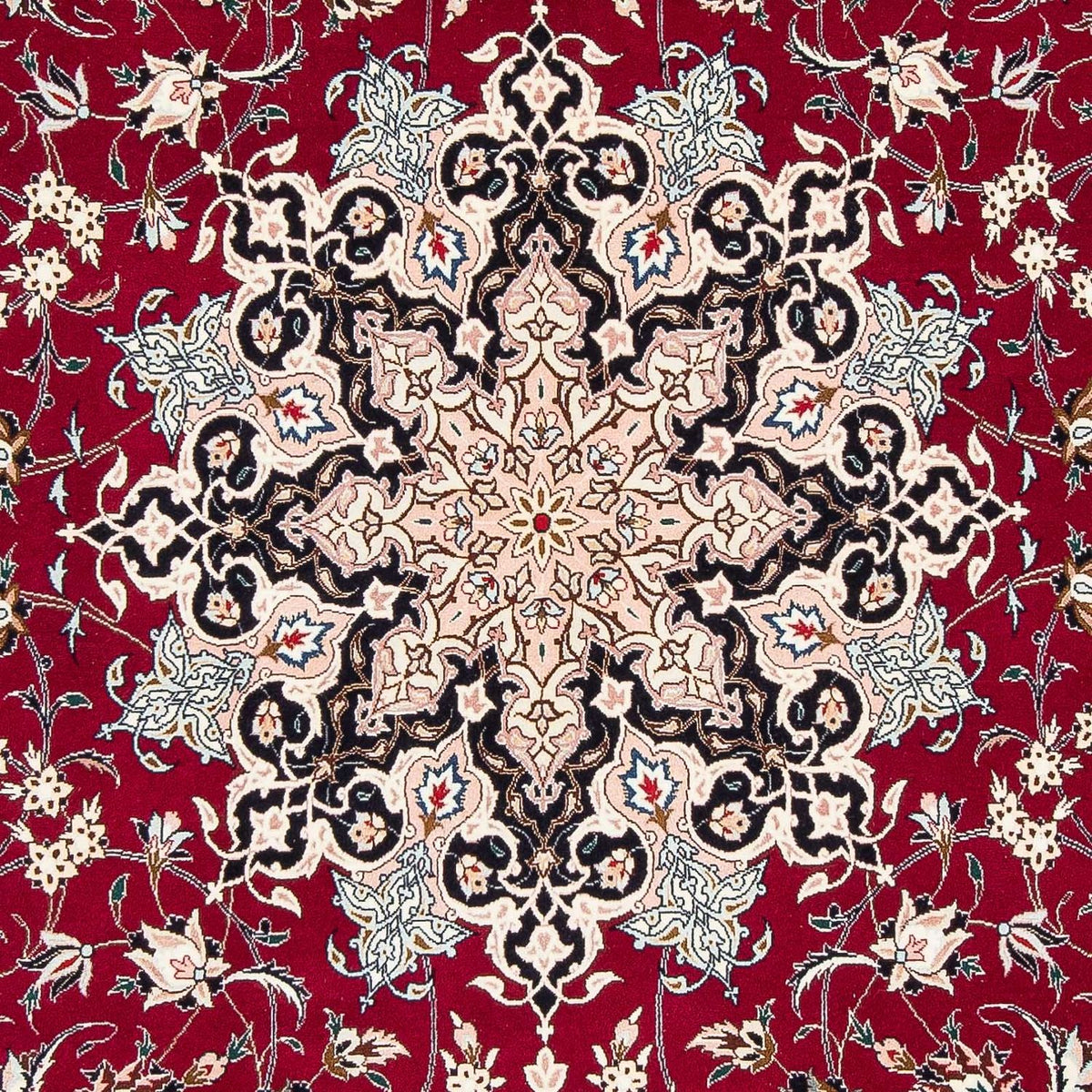 Tappeto Persero - Tabriz - Reale - 319 x 204 cm - rosso scuro