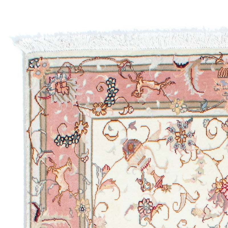 Tappeto corsia Tappeto Persero - Tabriz - Reale - 202 x 100 cm - beige