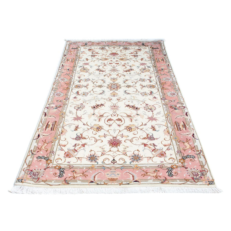 Tappeto corsia Tappeto Persero - Tabriz - Reale - 202 x 100 cm - beige