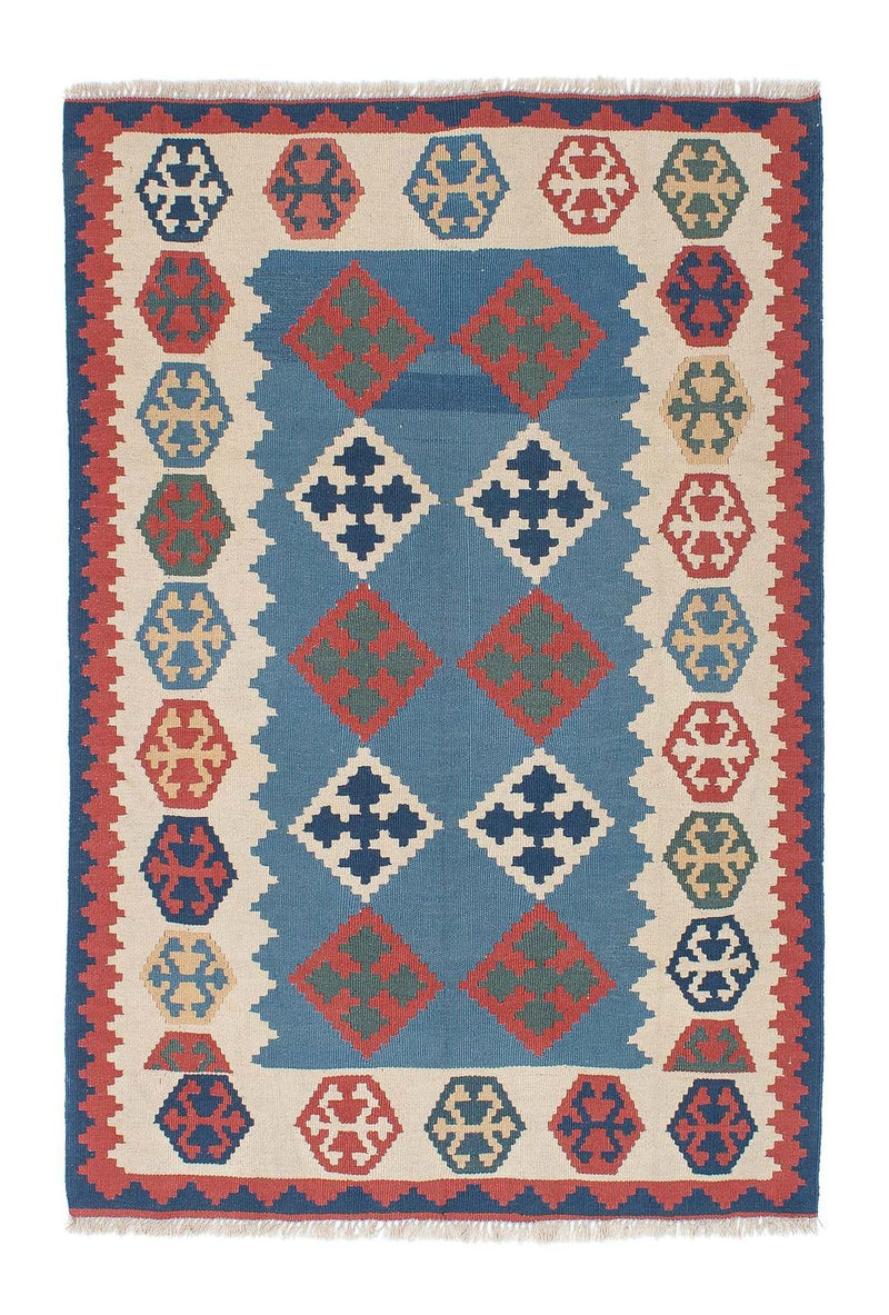 Tappeto Kelim - Orientale - 168 x 115 cm - blu