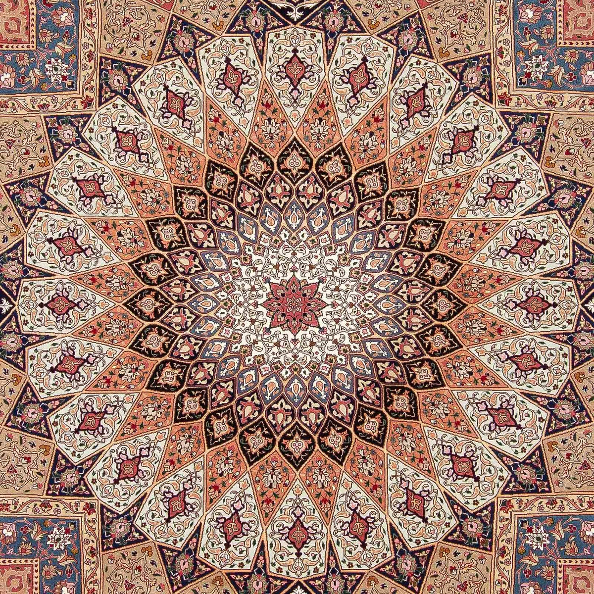 Tappeto Persero - Tabriz - Reale - 298 x 254 cm - multicolore