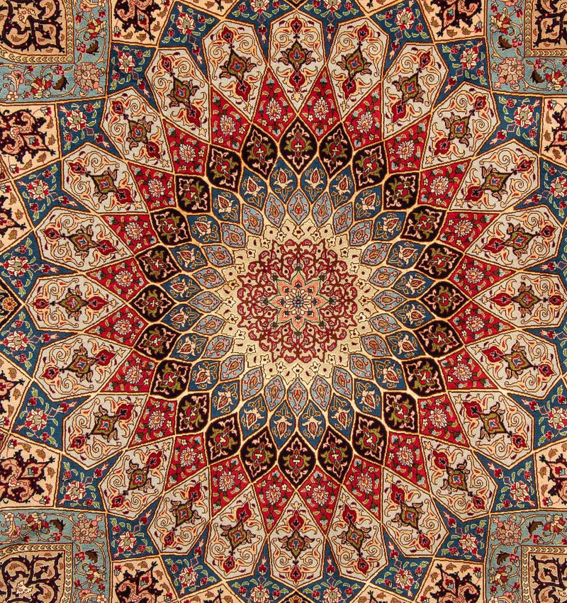 Tappeto Persero - Tabriz - Reale - 255 x 206 cm - marrone chiaro