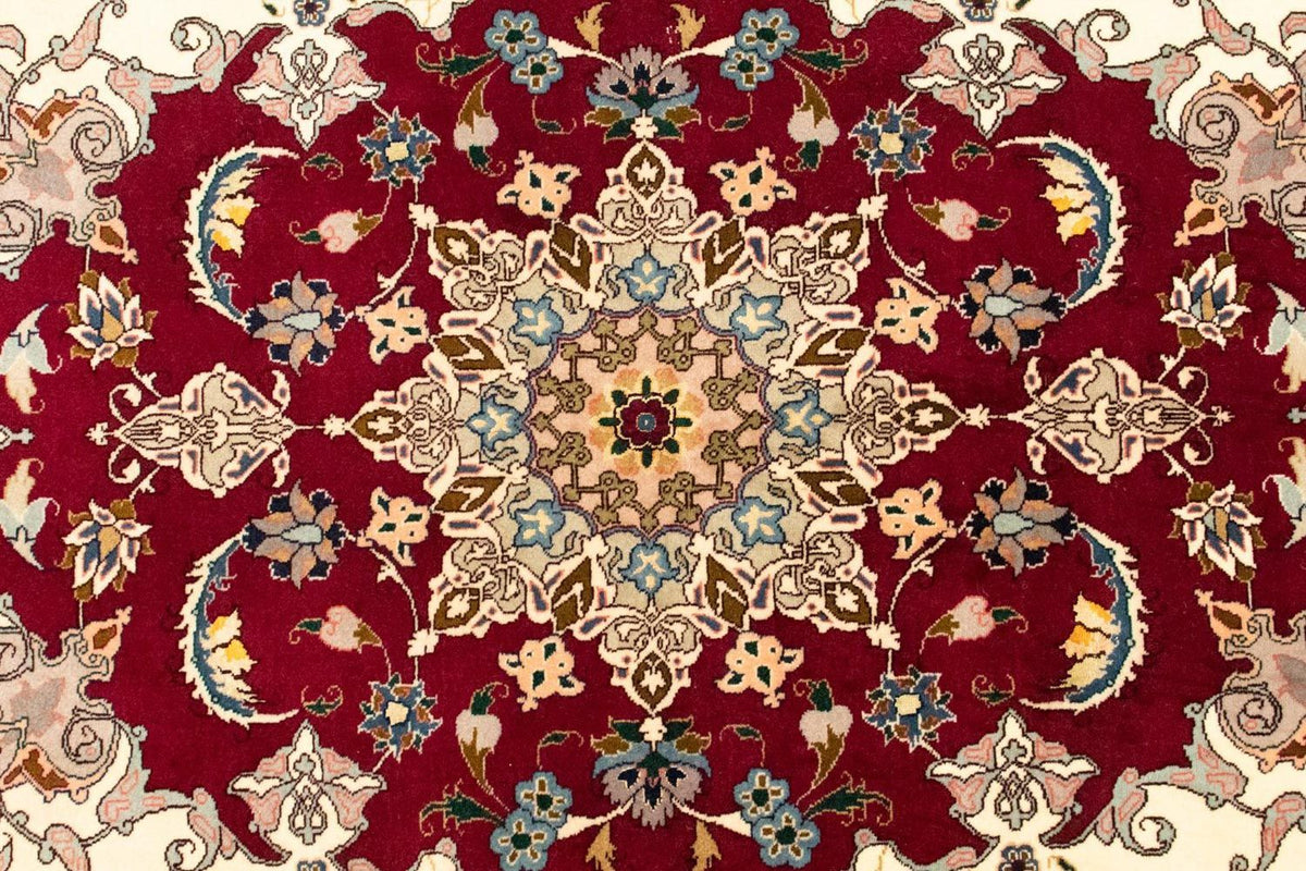 Tappeto Persero - Tabriz - Reale - 147 x 100 cm - rosso