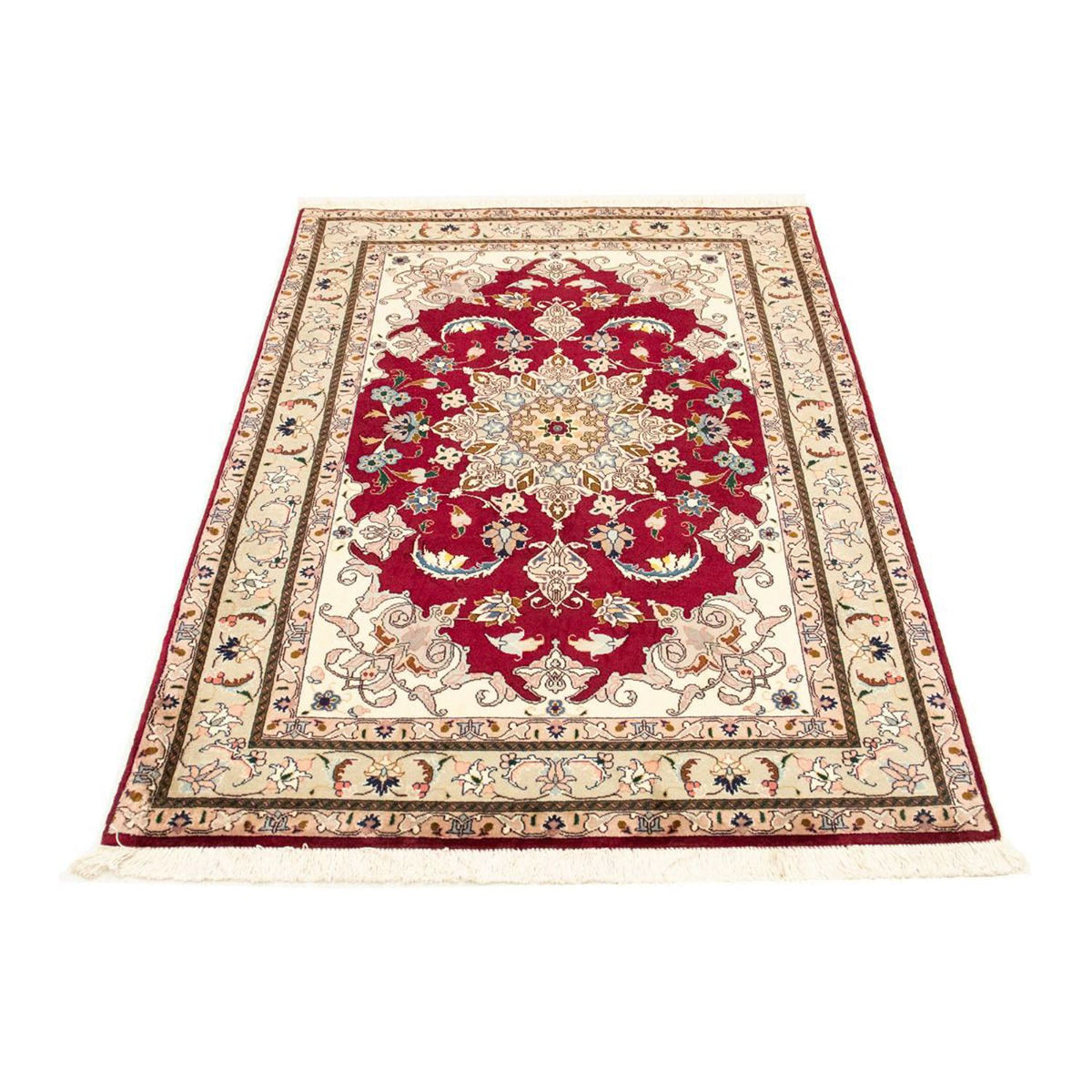 Tappeto Persero - Tabriz - Reale - 147 x 100 cm - rosso
