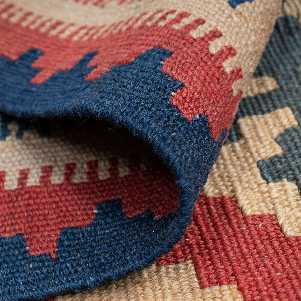 Tappeto Kelim - Orientale - 143 x 117 cm - multicolore