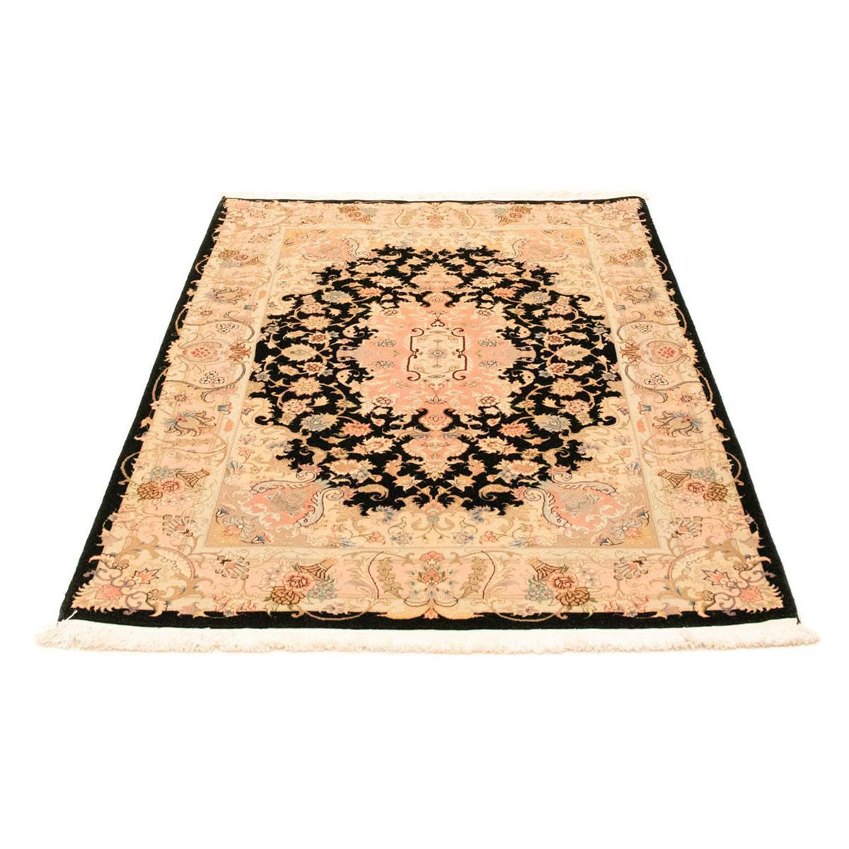 Tappeto Persero - Tabriz - Reale - 154 x 104 cm - nero