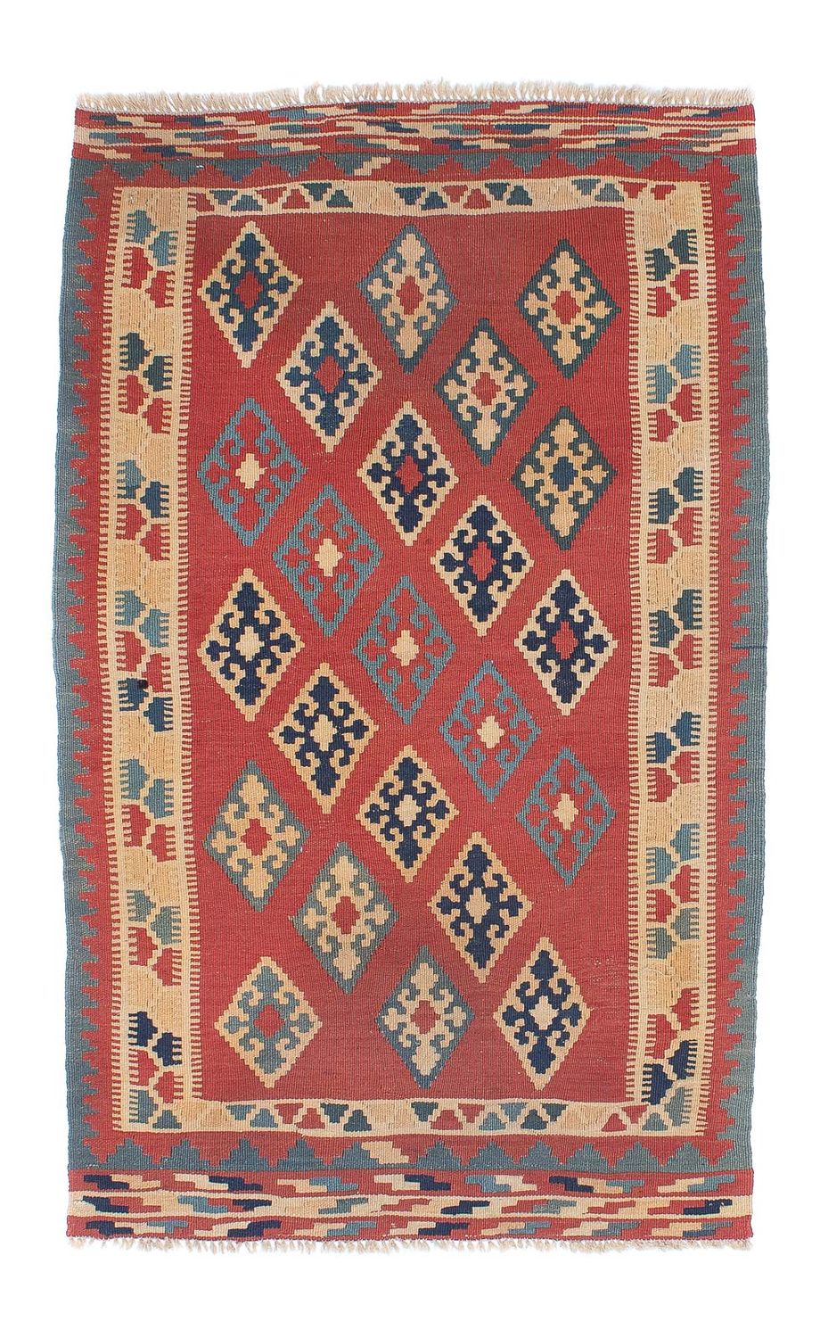Tappeto Kelim - Orientale - 161 x 96 cm - rosso scuro