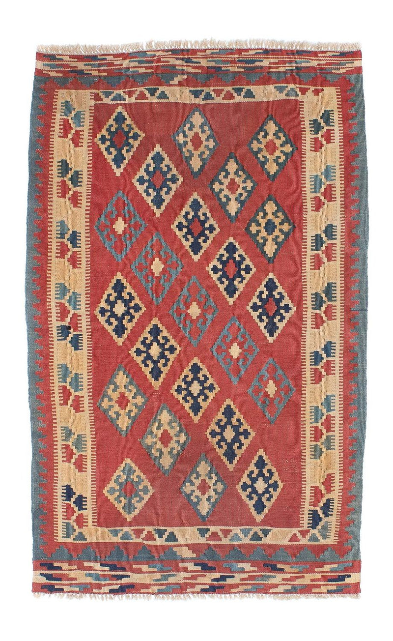 Tappeto Kelim - Orientale - 161 x 96 cm - rosso scuro