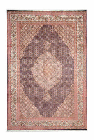 Tappeto Persero - Tabriz - 300 x 198 cm - blu scuro