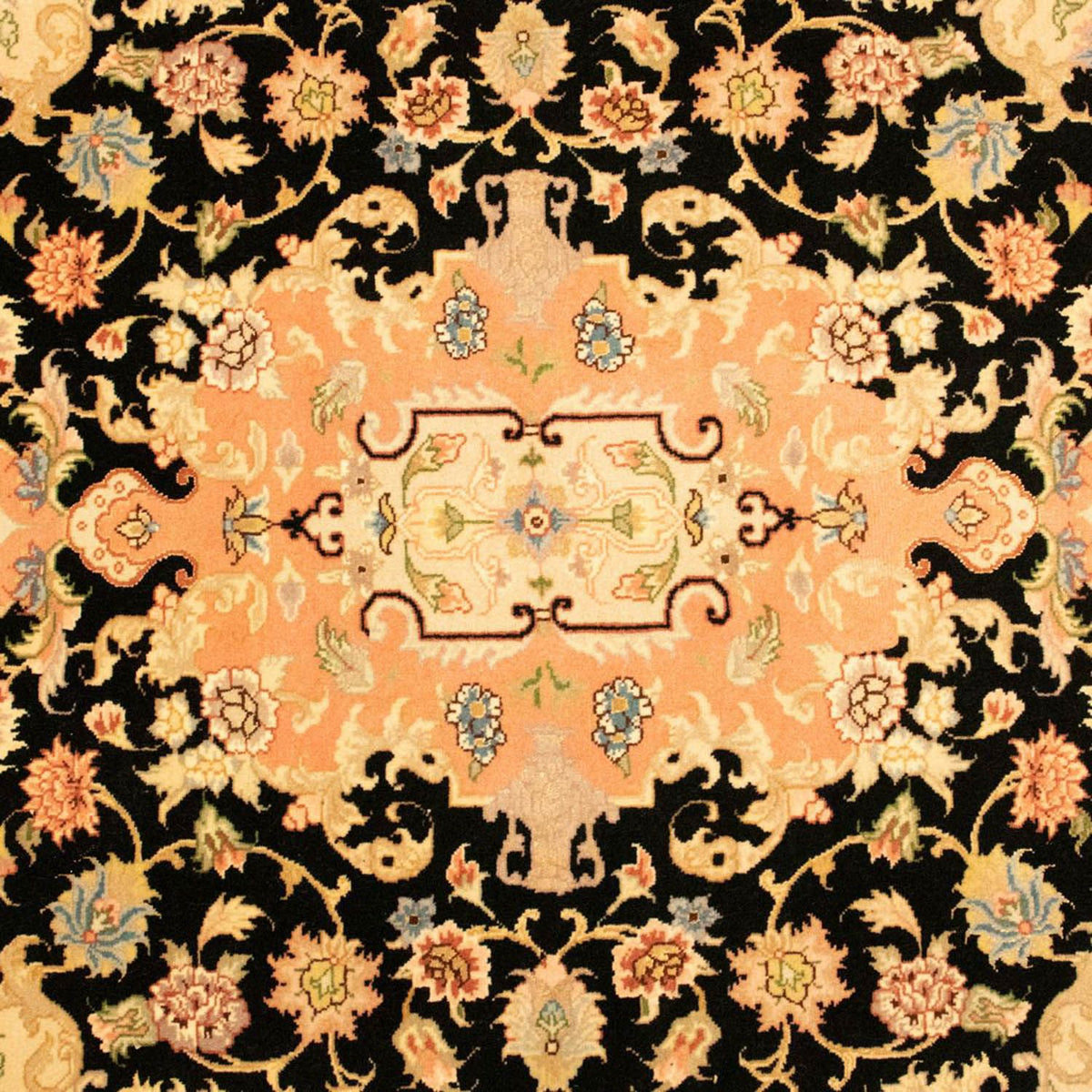 Tappeto Persero - Tabriz - Reale - 151 x 103 cm - nero