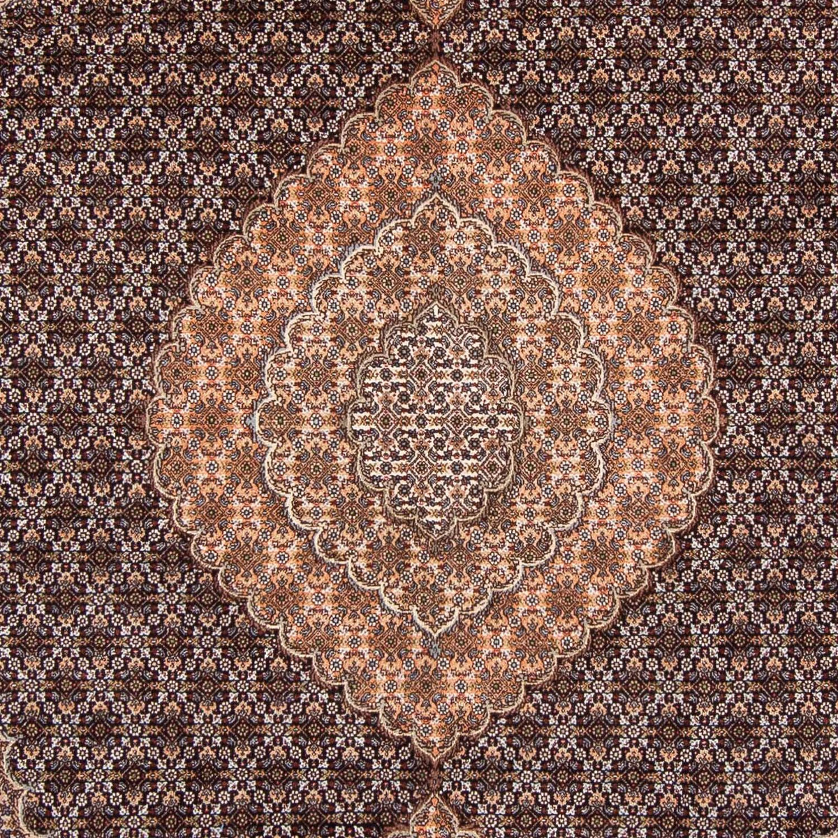 Tappeto Persero - Tabriz - 293 x 202 cm - blu scuro