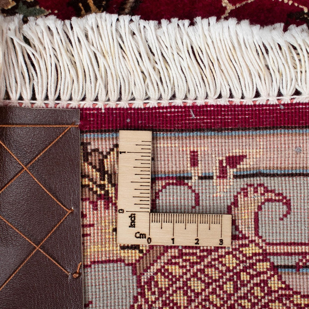 Tappeto Persero - Tabriz - Reale - 87 x 60 cm - rosso scuro