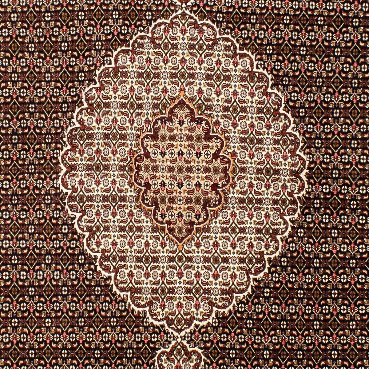Tappeto Persero - Tabriz - 254 x 200 cm - blu scuro