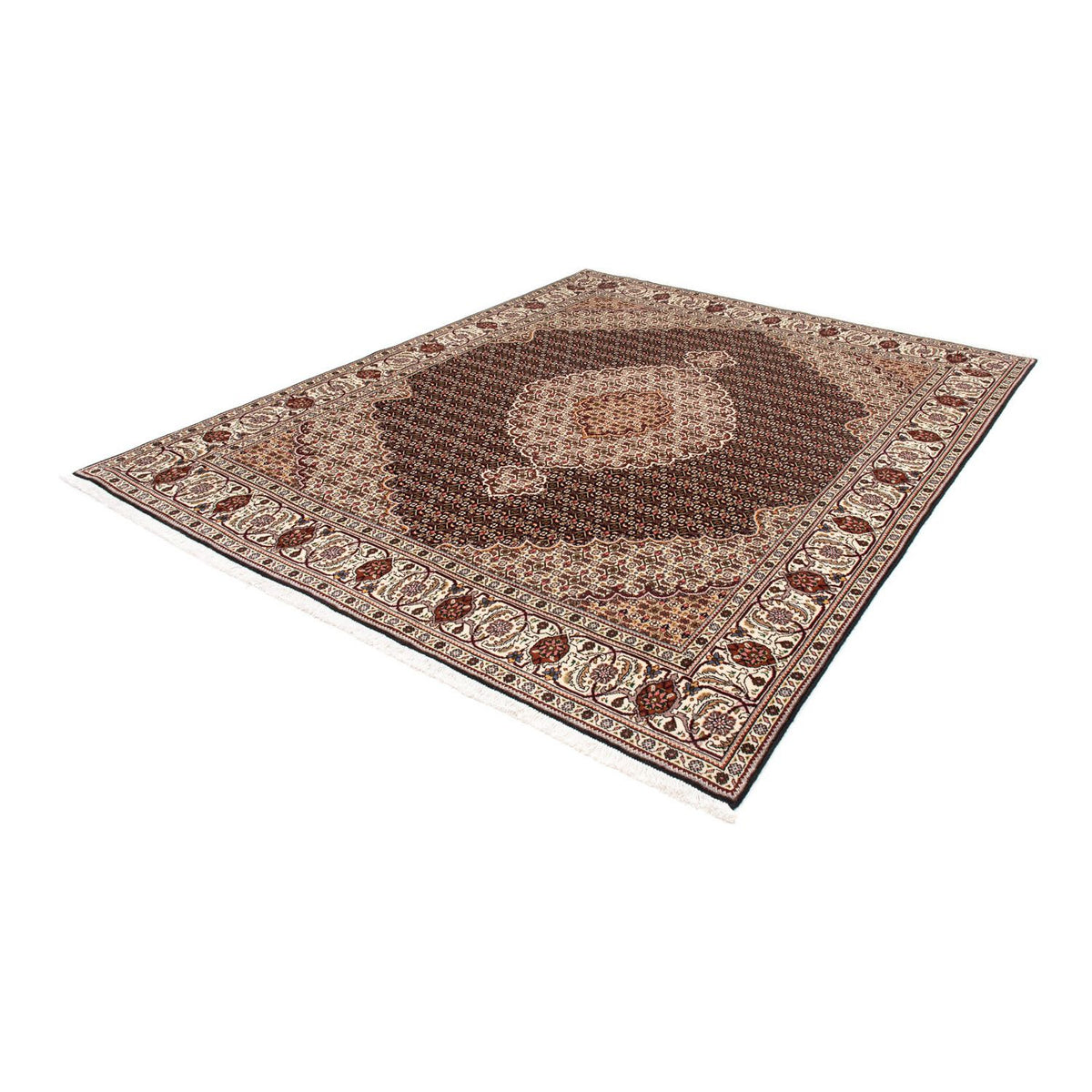 Tappeto Persero - Tabriz - 254 x 200 cm - blu scuro
