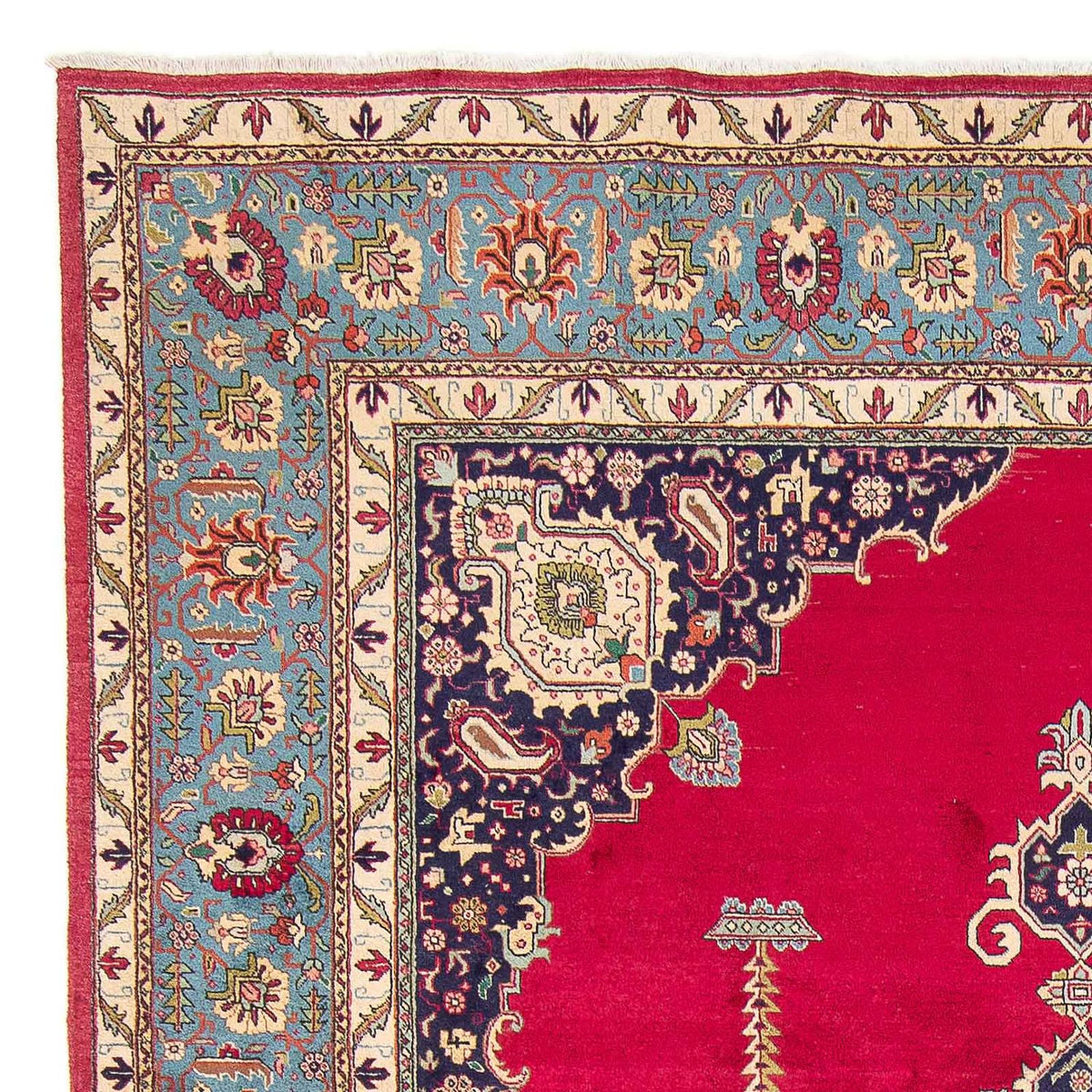 Tappeto Persero - Tabriz - Reale - 368 x 268 cm - rosso
