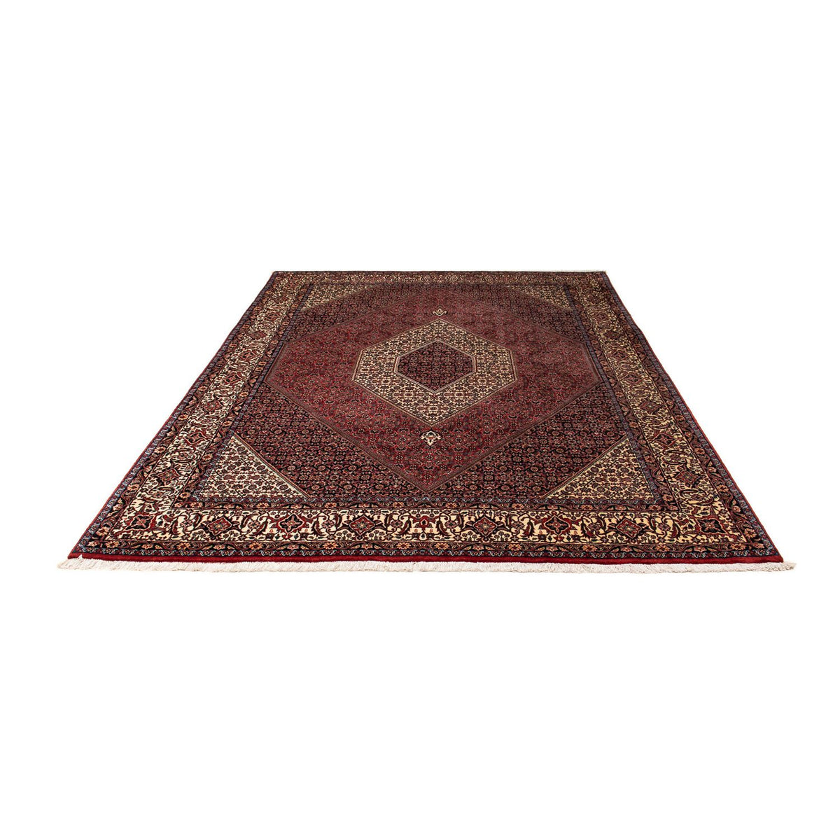 Tappeto Persero - Bidjar - 259 x 201 cm - rosso scuro