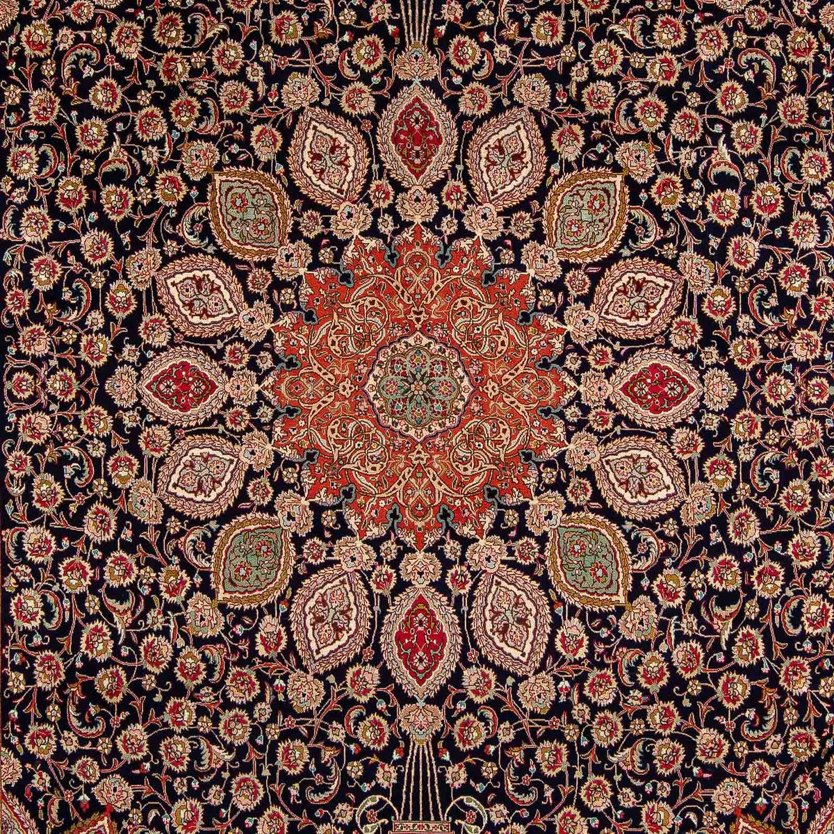 Tappeto Persero - Tabriz - 390 x 296 cm - marrone chiaro