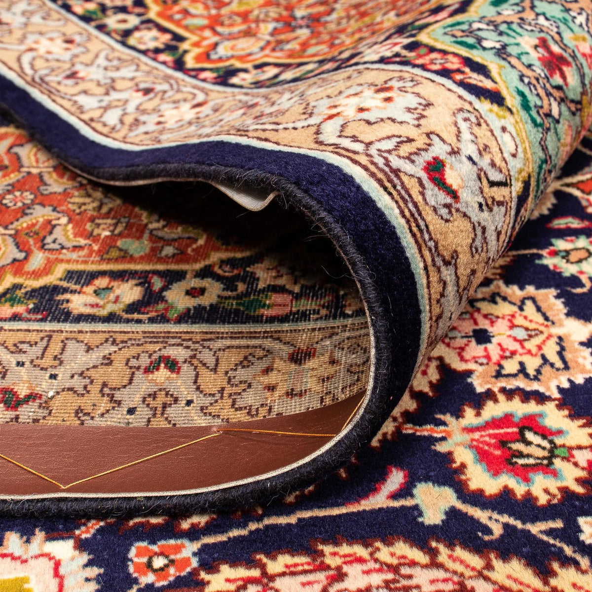 Tappeto Persero - Tabriz - 390 x 296 cm - marrone chiaro