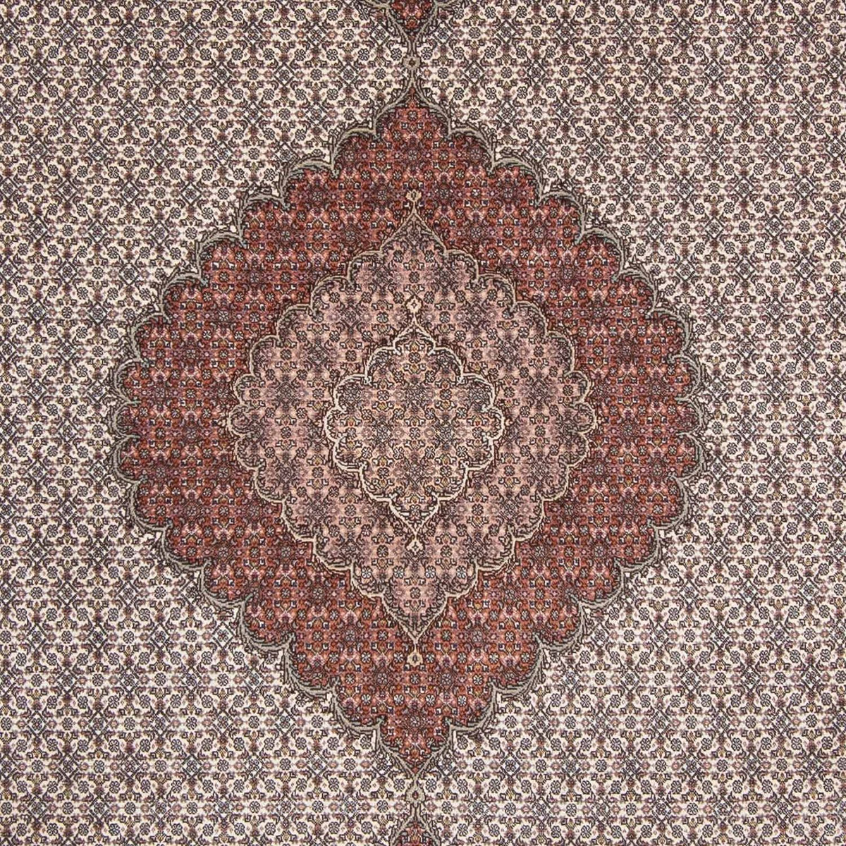 Tappeto Persero - Tabriz - 307 x 202 cm - marrone