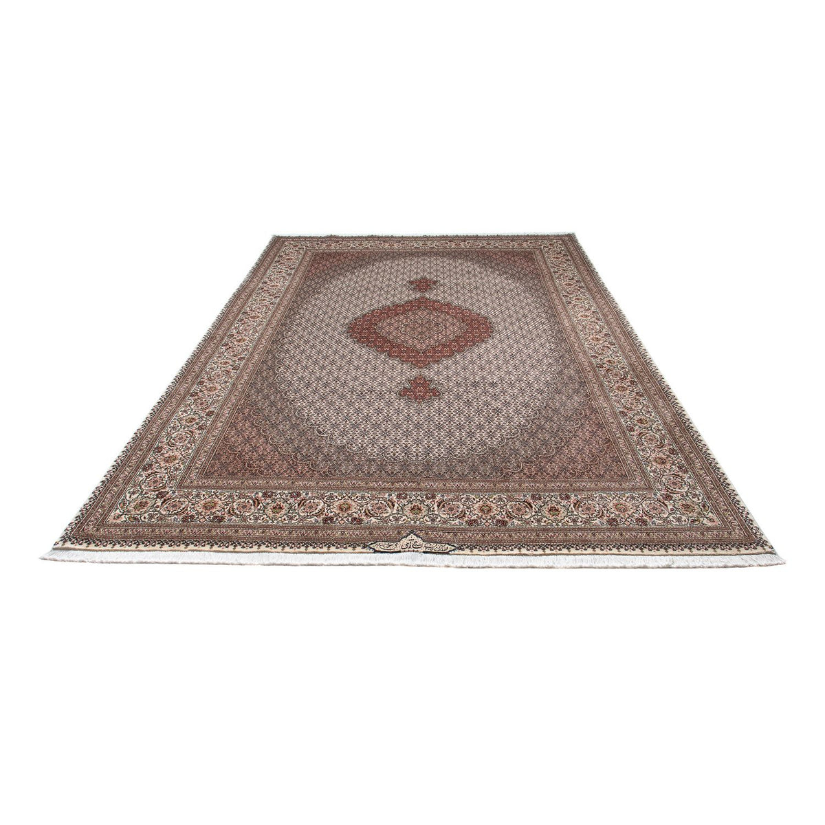 Tappeto Persero - Tabriz - 307 x 202 cm - marrone