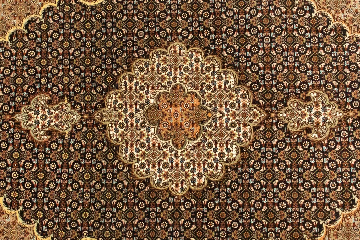 Tappeto Persero - Tabriz - Reale - 150 x 105 cm - blu scuro