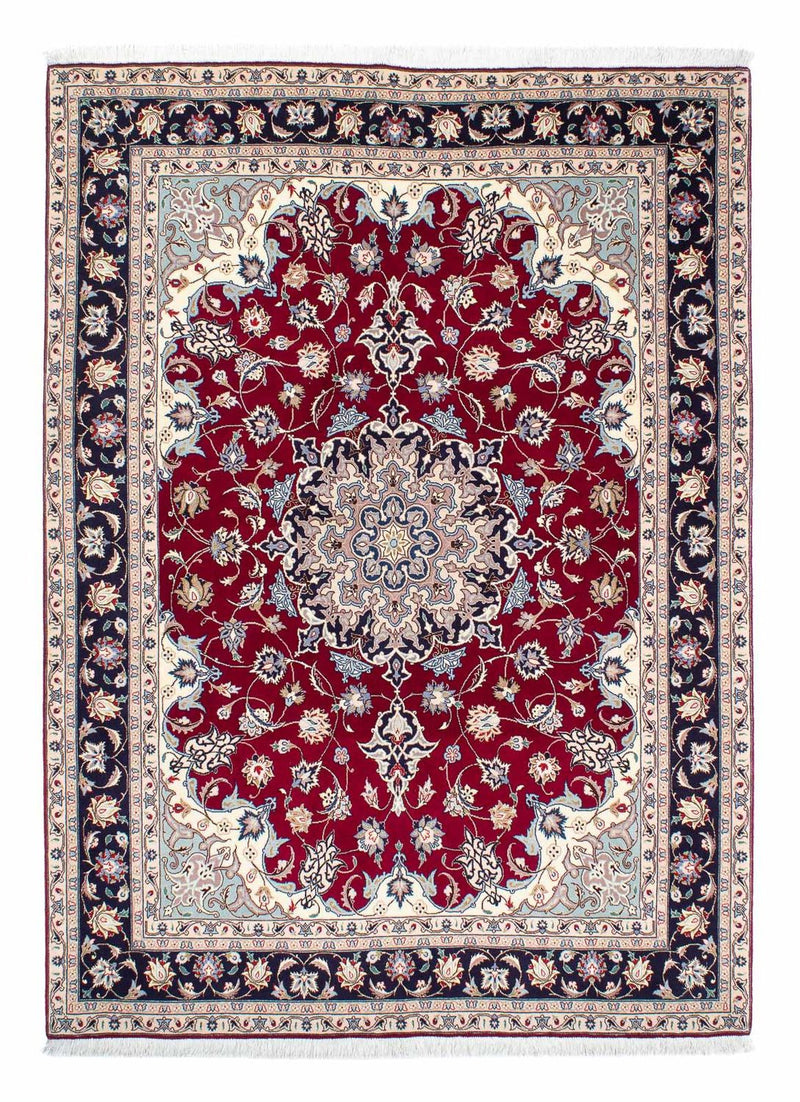 Tappeto Persero - Tabriz - Reale - 207 x 155 cm - rosso scuro