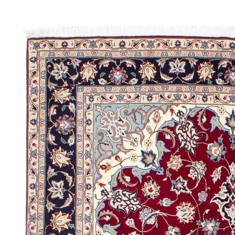 Tappeto Persero - Tabriz - Reale - 207 x 155 cm - rosso scuro