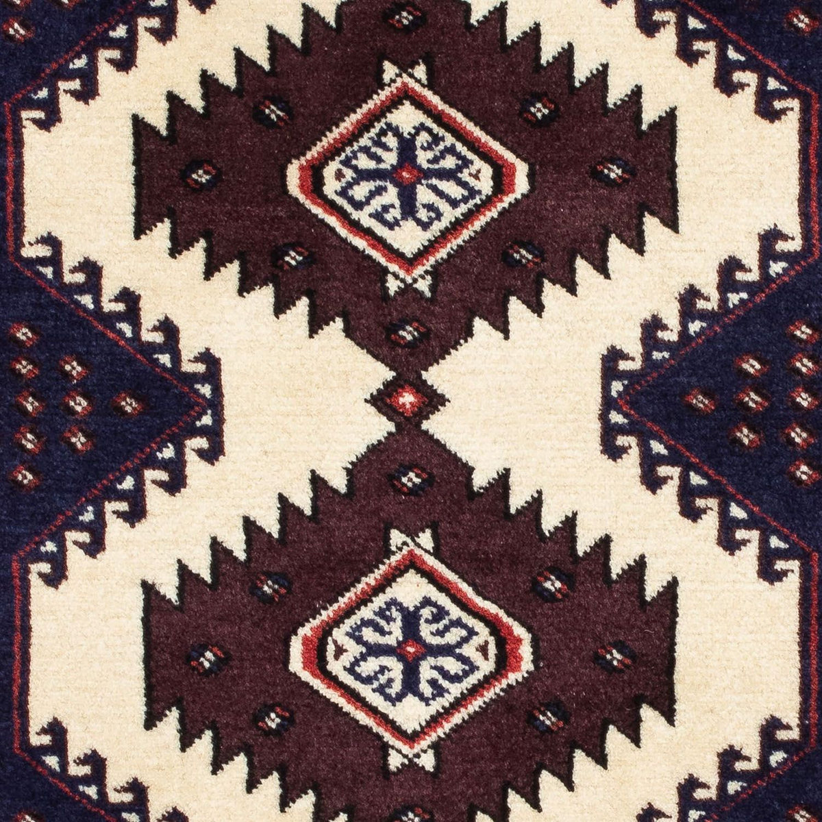 Tappeto Turkaman - 133 x 86 cm - multicolore