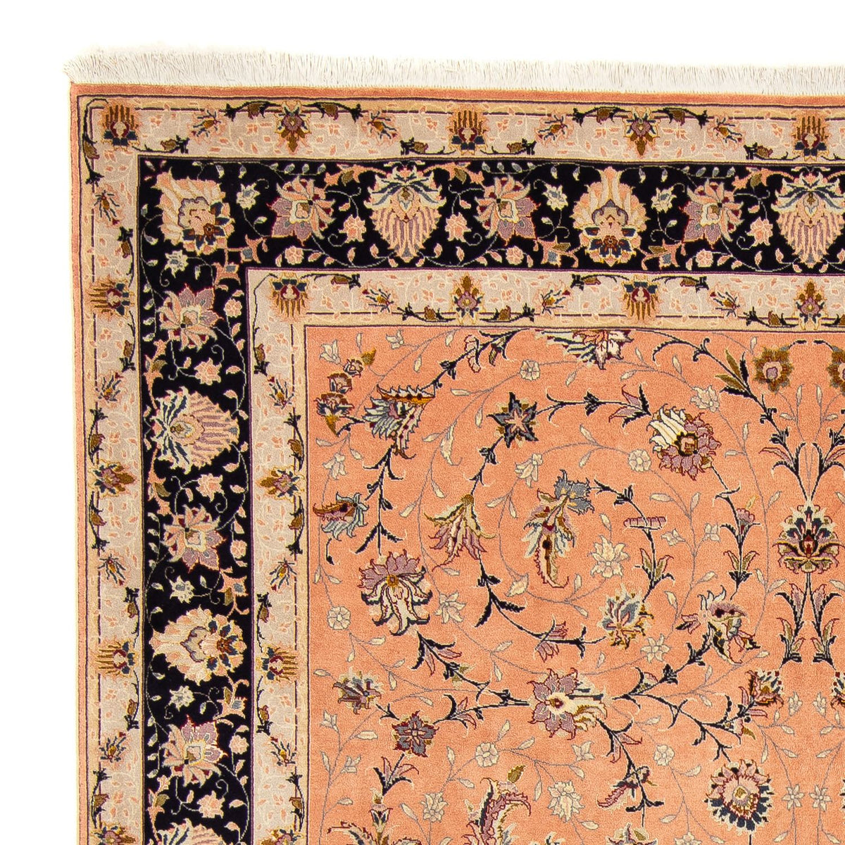 Tappeto Persero - Tabriz - Reale - 246 x 196 cm - marrone chiaro